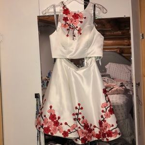 Two piece hoco dress